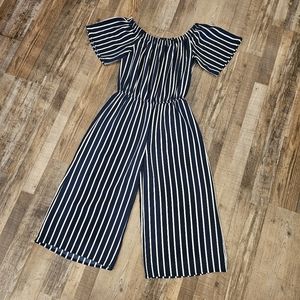 Womans striped romper